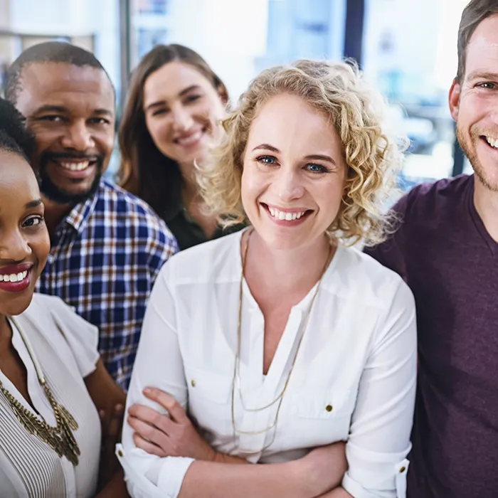 Portrait équipe de travail