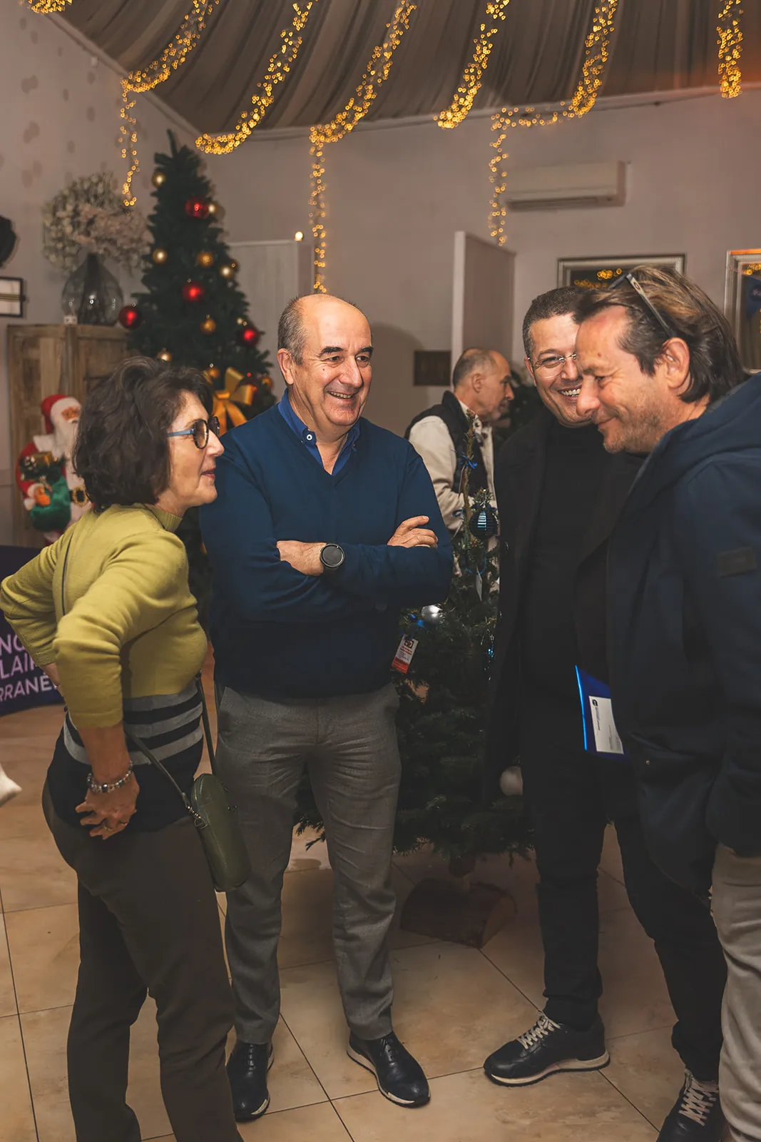 Ambiance conviviale de la soirée, soirée Réseau Actif « Au cœur des entreprises » chez Banque Populaire Méditerranée, Montauroux