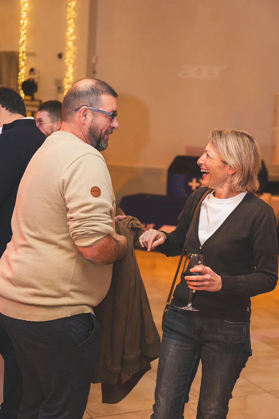 Discussions entre professionnels, soirée Réseau Actif « Au cœur des entreprises » chez Banque Populaire Méditerranée, Montauroux