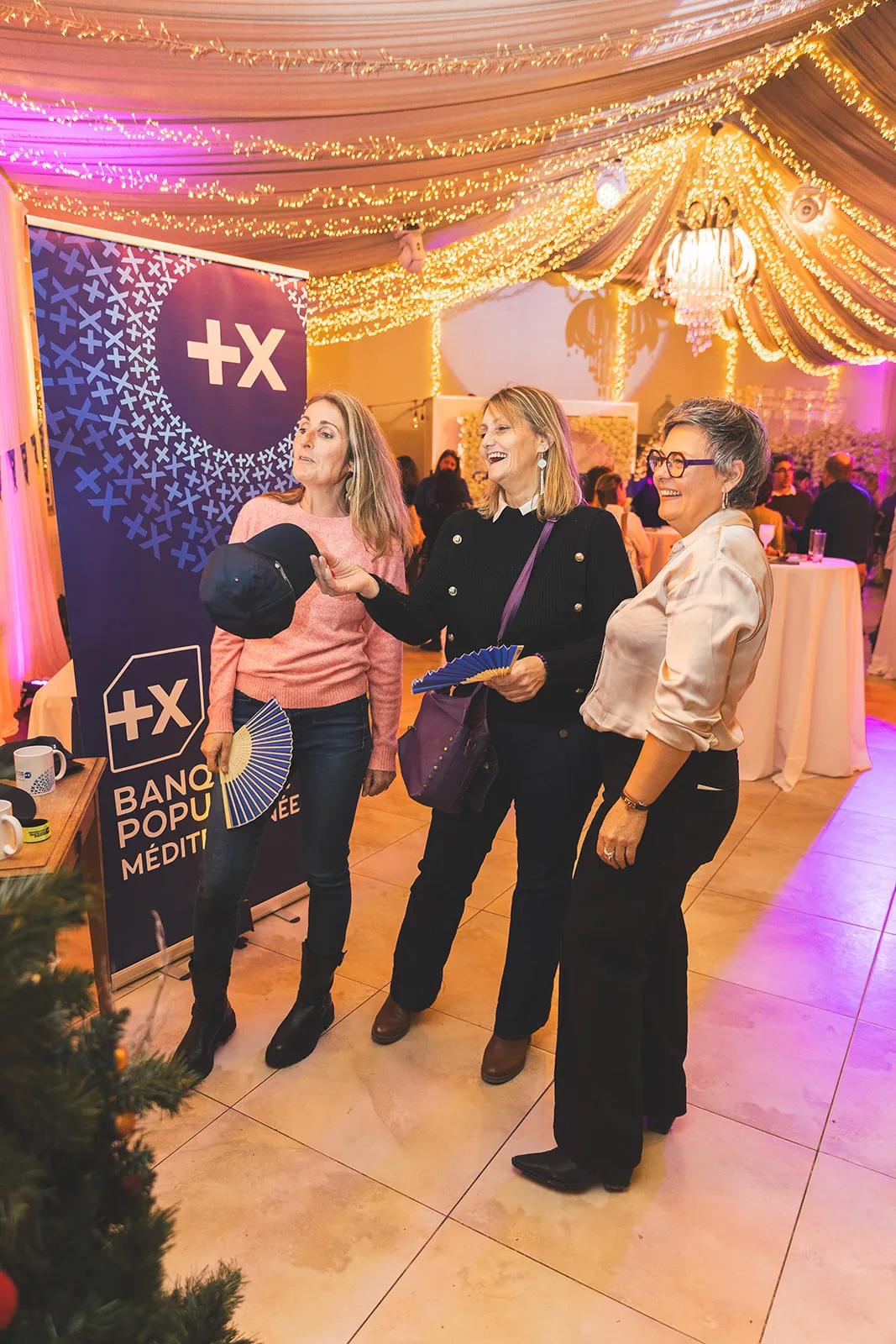 Les convives réunis, soirée Réseau Actif « Au cœur des entreprises » chez Banque Populaire Méditerranée, Montauroux