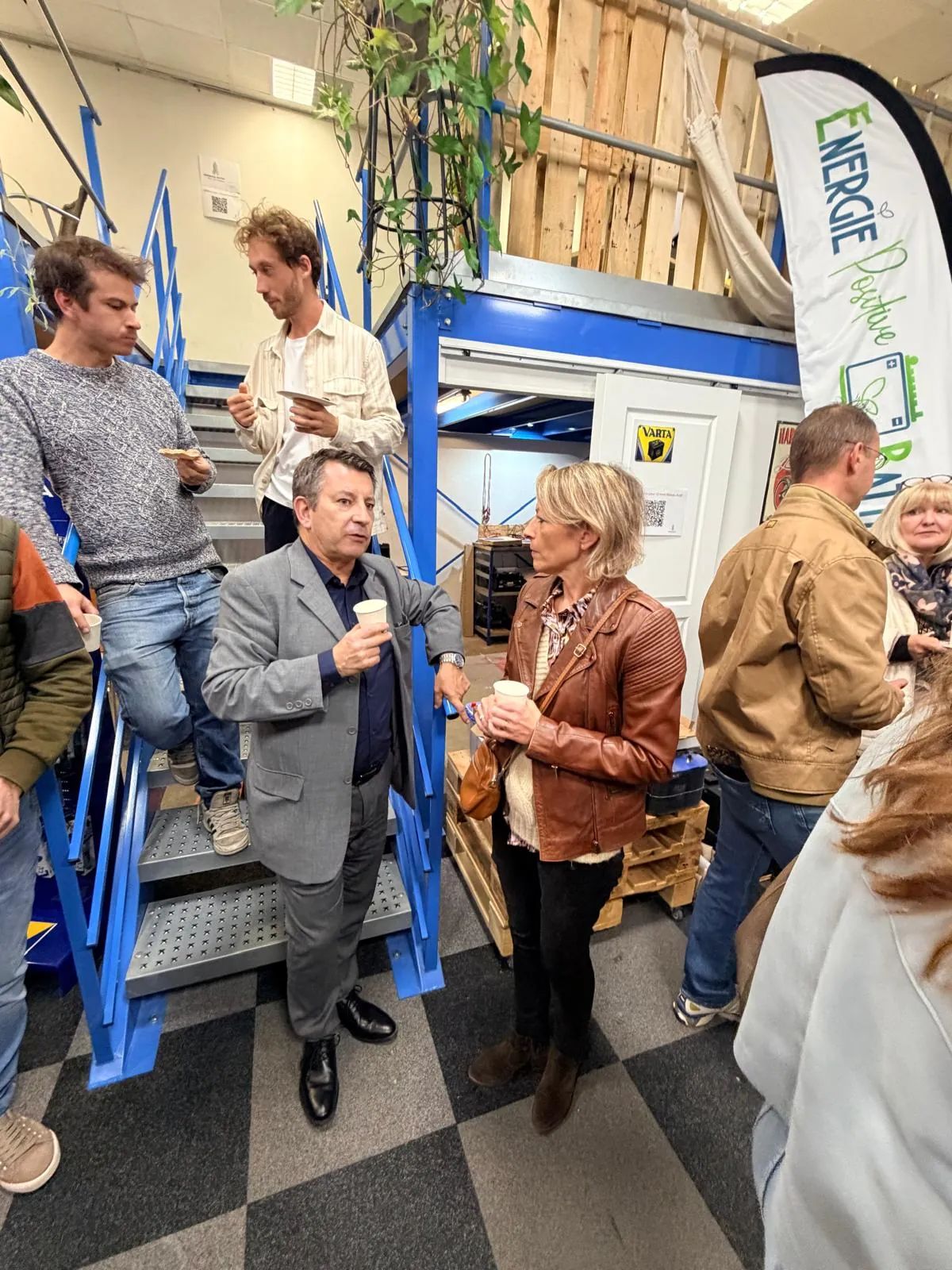 Temps fort de la soirée, soirée Réseau Actif « Au cœur des entreprises » chez Energie Positive Batterie, Montauroux