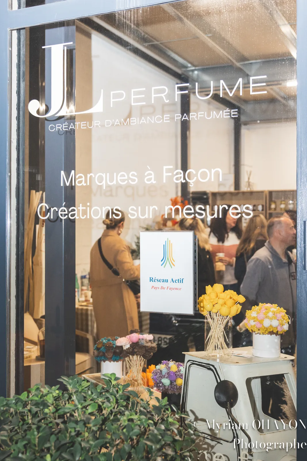 Temps de networking, soirée Réseau Actif « Au cœur des entreprises » chez JL Perfume, Montauroux