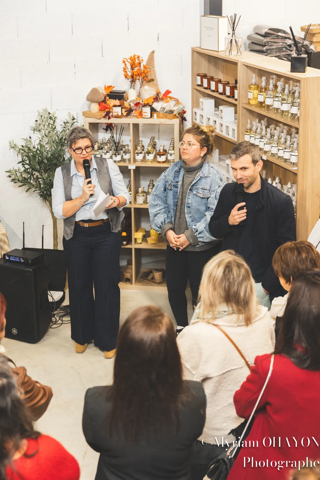 Les convives réunis, soirée Réseau Actif « Au cœur des entreprises » chez JL Perfume, Montauroux