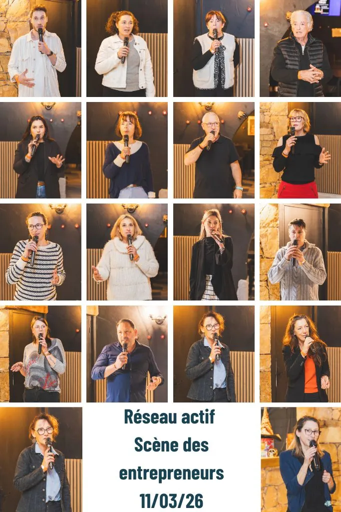 Présentation de l'entreprise hôte, soirée Réseau Actif « La Scène des entrepreneurs » chez L'Alchimiste, Tourrettes